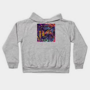 Abstract Summer Pack Kids Hoodie